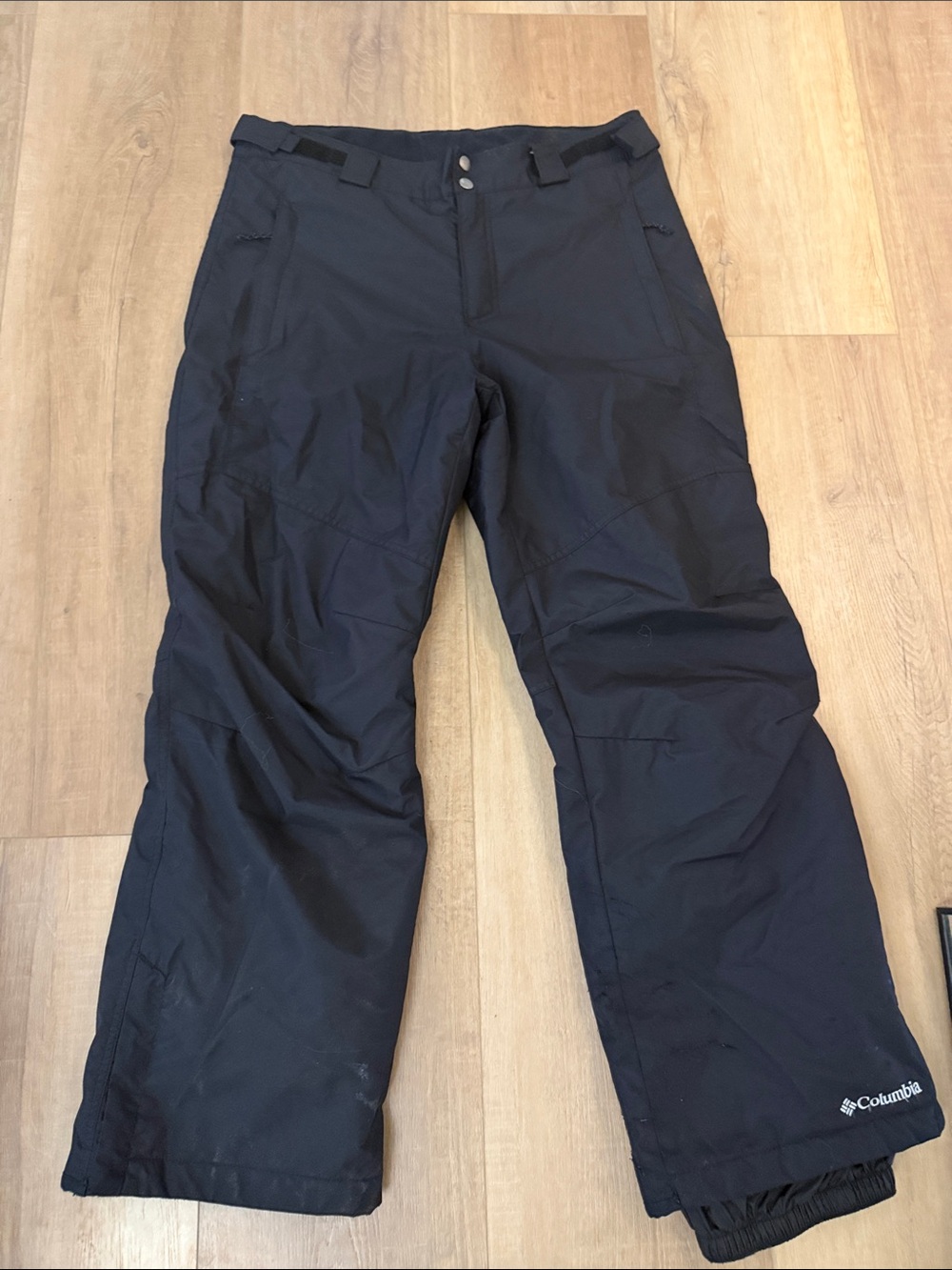Columbia Omni Tech Snow Pants Men’s M Black Ski Snowboard Slopes Outdoors